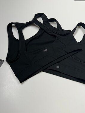 VSX Sports Bras Set Of Two Brand New Black Size Medium